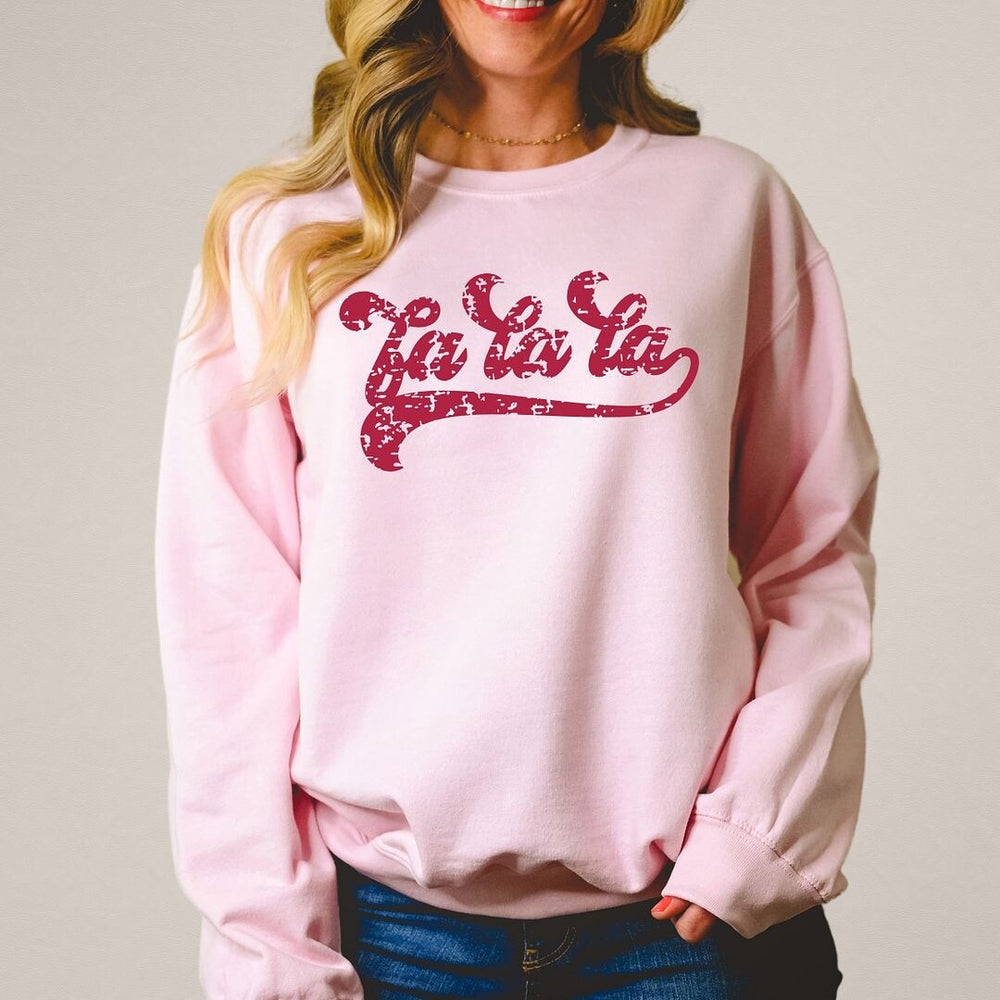 Fa La La Retro Graphic Sweatshirt