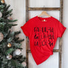 Fa La La Square Short Sleeve Crewnneck Tee