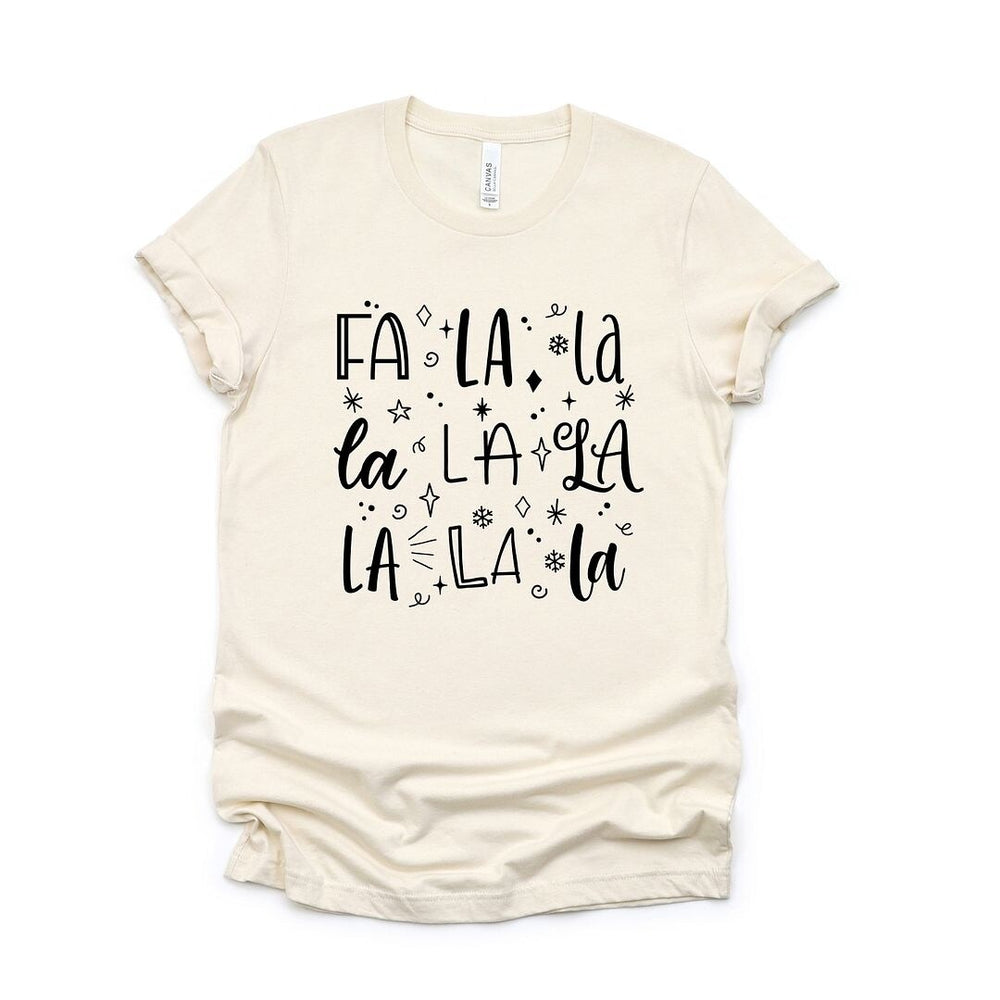 Fa La La Square Short Sleeve Crewnneck Tee