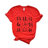 Fa La La Square Short Sleeve Crewnneck Tee