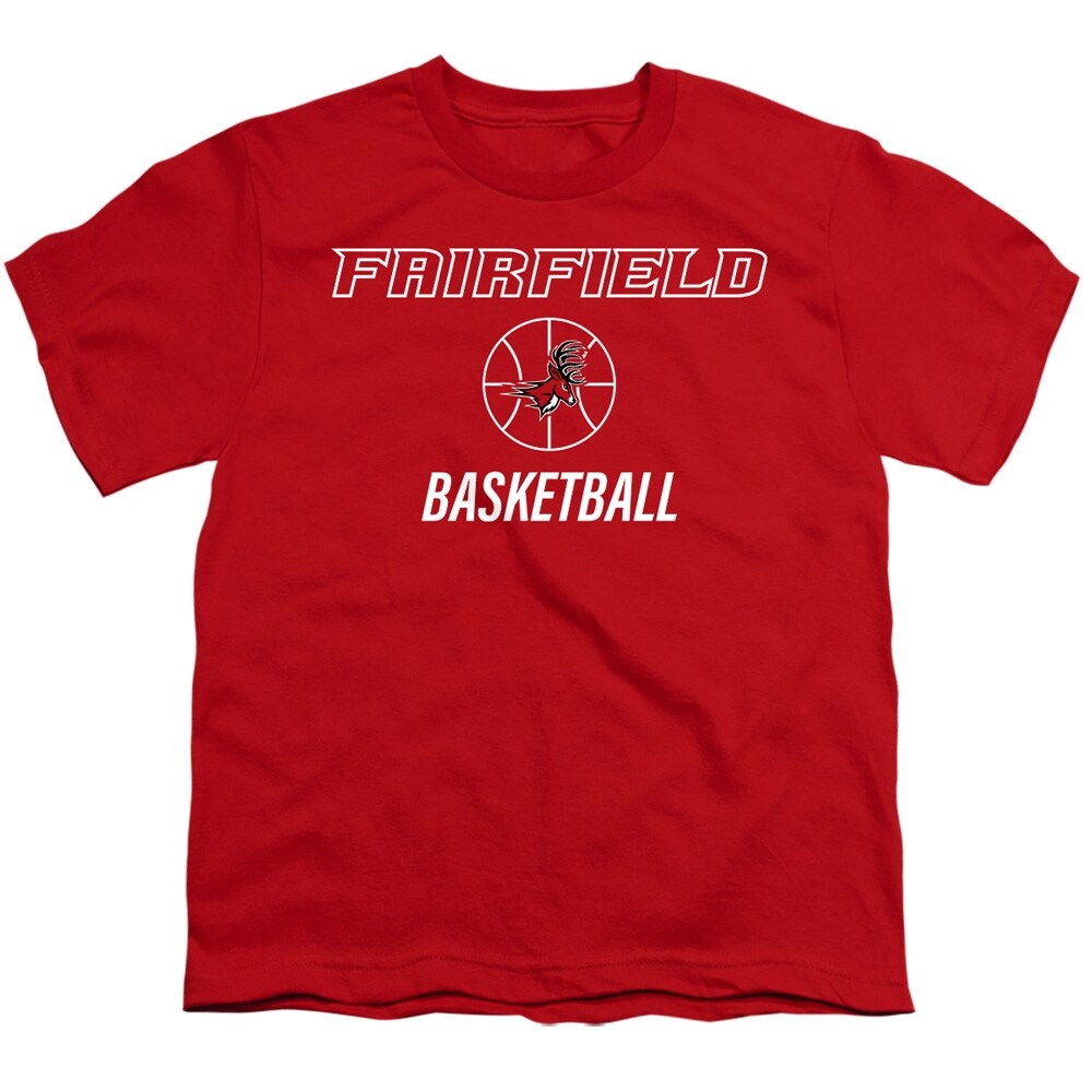 Fairfield University Basketball Hoop Kids T Shirt for Youth Boys and Girls