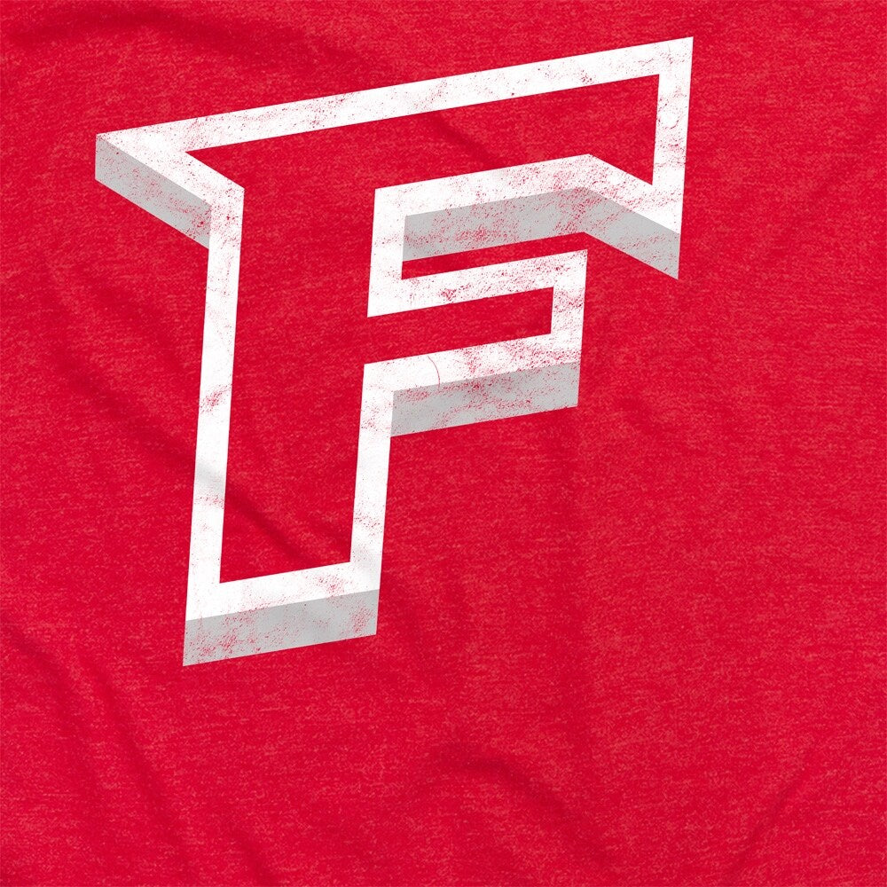 Fairfield University Primary Logo Unisex Adult Heathered Premium T Shirt