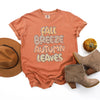 Fall Breeze Autumn Leaves Garment Dyed Tee