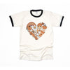 Fall Collage Heart Ringer Tee