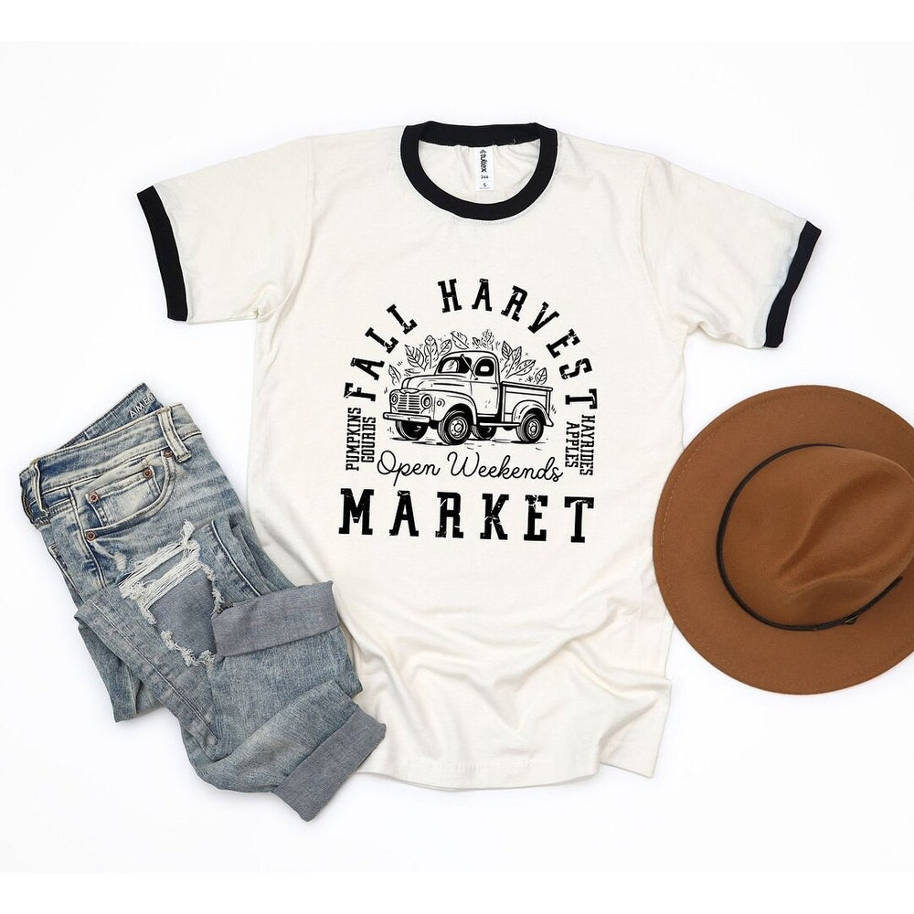 Fall Harvest Market Ringer Tee