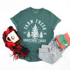 Farm Fresh Christmas Tree Stars Garment Dyed Tee