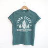 Farm Fresh Christmas Tree Stars Garment Dyed Tee