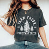 Farm Fresh Christmas Tree Stars Garment Dyed Tee