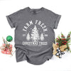 Farm Fresh Christmas Tree Stars Garment Dyed Tee