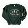 Farm Fresh Christmas Trees Graphic Sweatshirt