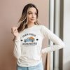 Farm Fresh Pumpkins Truck Long Sleeve Tee