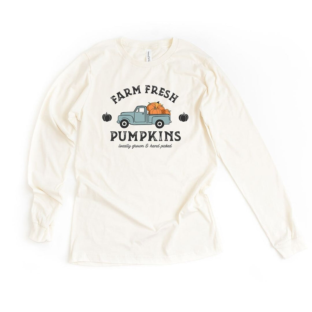 Farm Fresh Pumpkins Truck Long Sleeve Tee