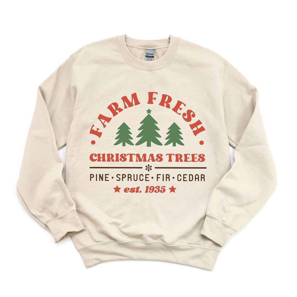 Farm Fresh Trees Graphic Sweatshirt