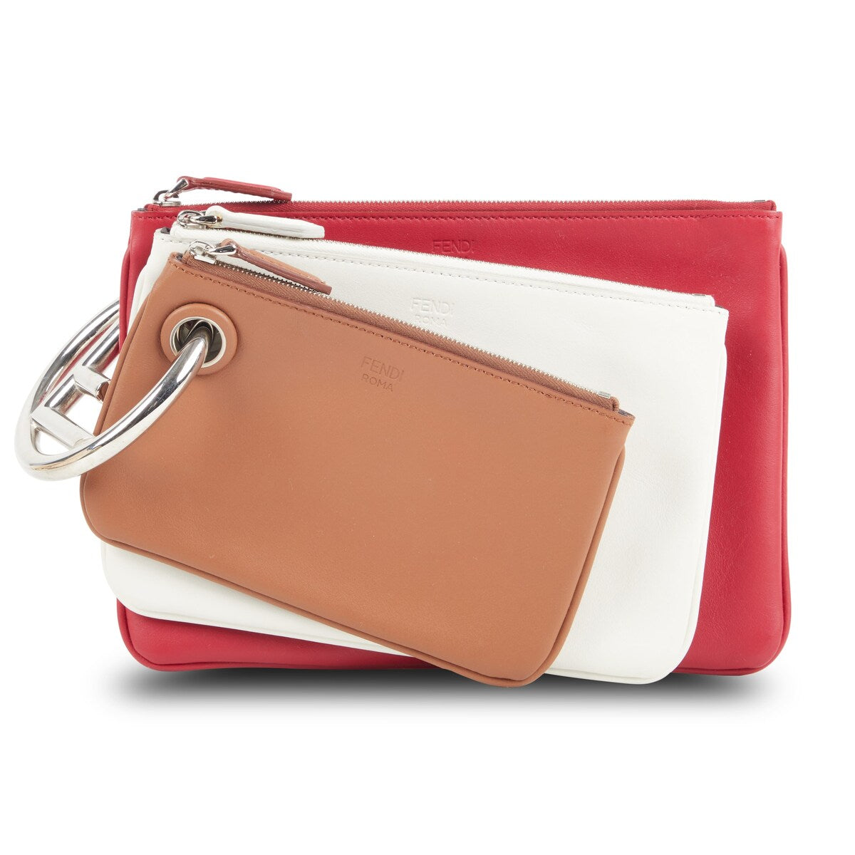 Fendi triplette clutch online