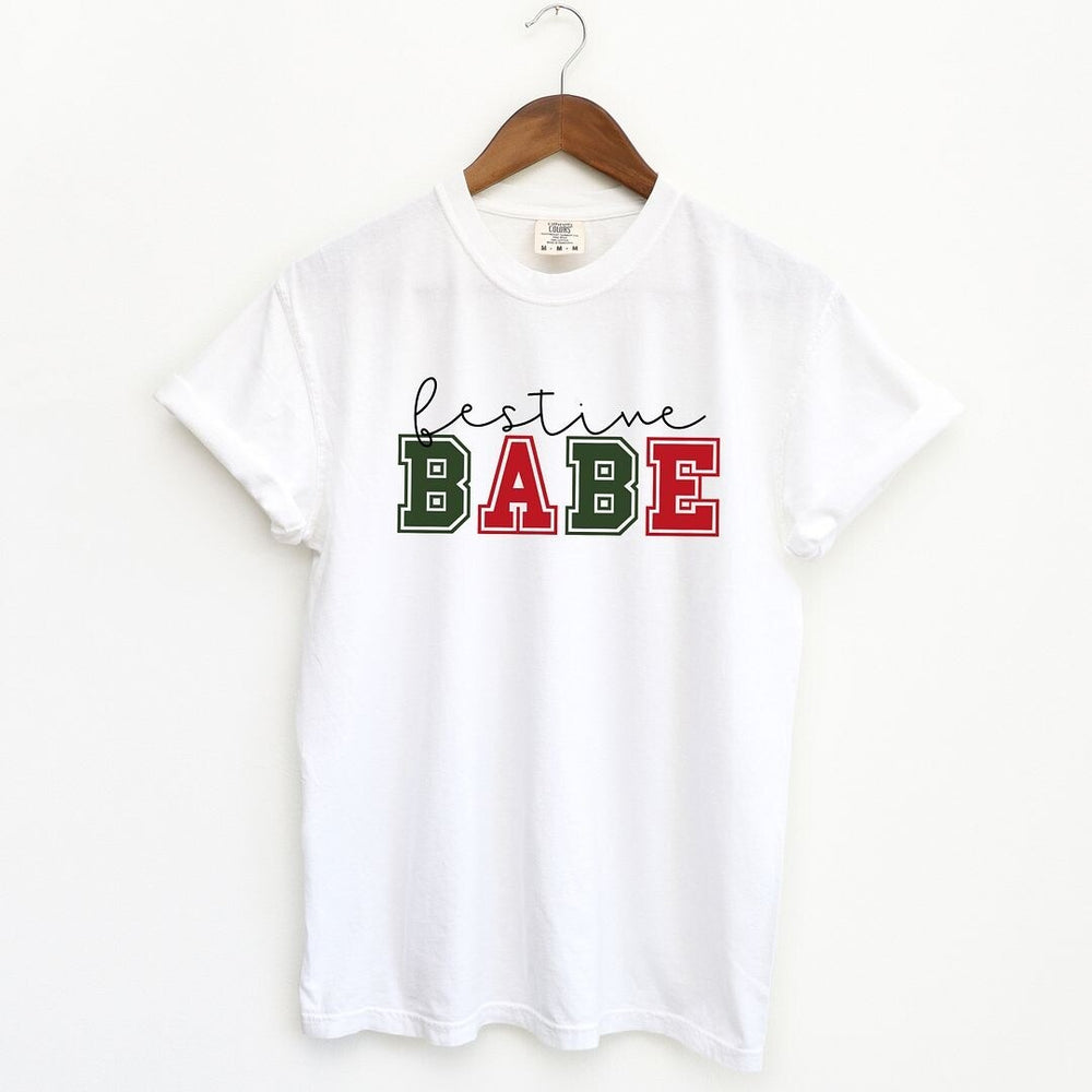 Festive Babe Garment Dyed Tee