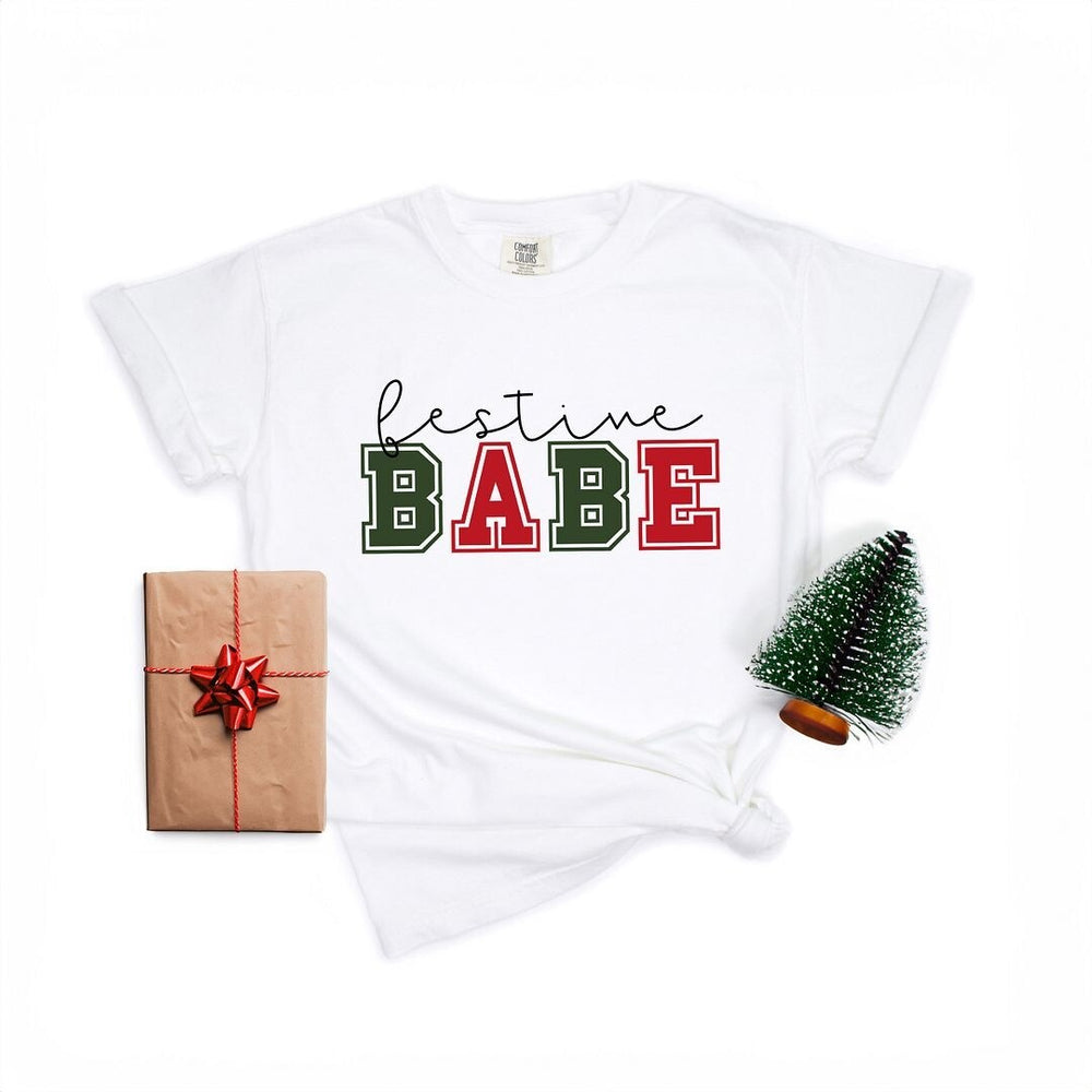 Festive Babe Garment Dyed Tee