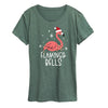 Flamingo Bells Plus Tee