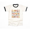 Flannels, Hayrides, Pumpkins Ringer Tee