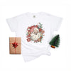 Floral Santa Garment Dyed Tee