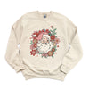 Floral Santa Graphic Sweatshirt