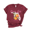 Florida Girly Flower Short Sleeve Crewnneck Tee