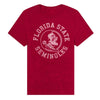 Florida State University Classic Retro Stamp Logo Unisex Adult Heathered Premium T Shirt