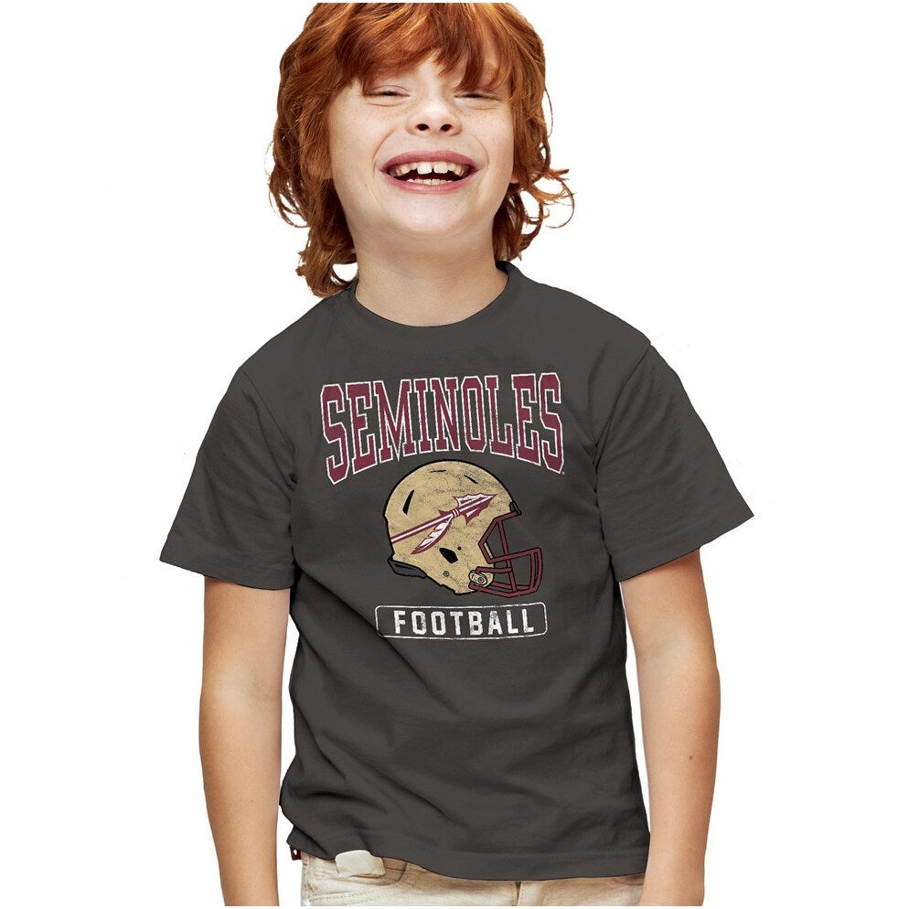 Florida State University Helmet Kids T Shirt for Youth Boys and Girls