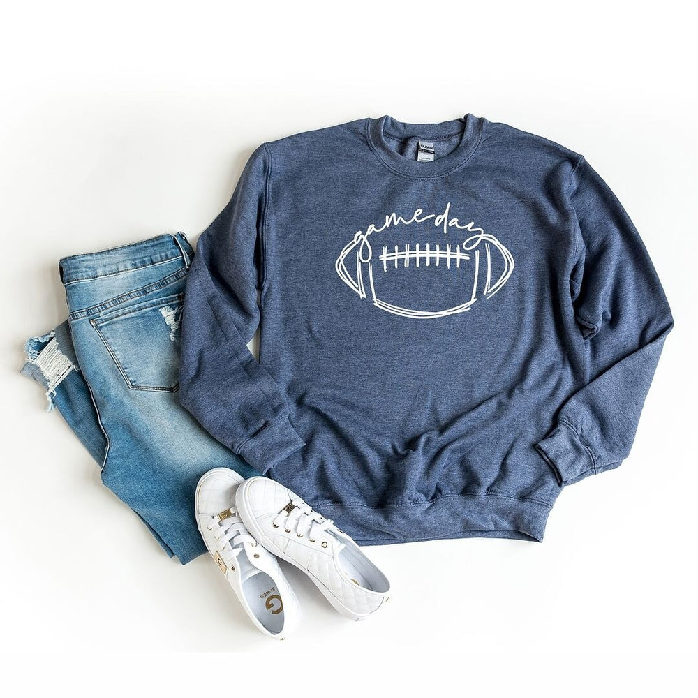 Football Game Day Graphic Sweatshirt