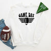 Football Game Day Stripes Graphic Sweatshirt