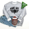 Football Game Day Stripes Graphic Sweatshirt