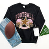 Football Season Pink Helmet Graphic Sweatshirt