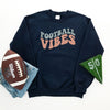 Football Vibes Colorful Graphic Sweatshirt