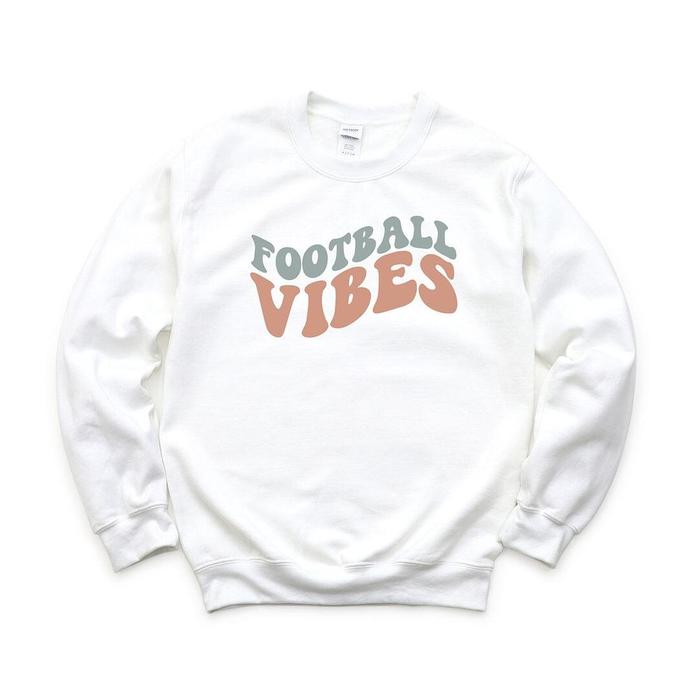 Football Vibes Colorful Graphic Sweatshirt