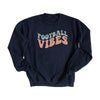 Football Vibes Colorful Graphic Sweatshirt