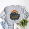 Forest Camping Badge Graphic Sweatshirt