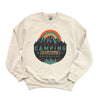 Forest Camping Badge Graphic Sweatshirt