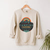 Forest Camping Badge Graphic Sweatshirt