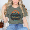 Forest Camping Badge Short Sleeve Crewnneck Tee