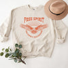 Free Spirit Distressed Eagle Graphic Sweatshirt