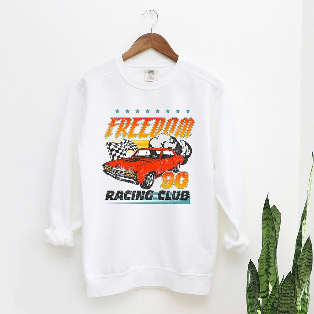 Freedom Racing Club Garment Dyed Sweatshirt