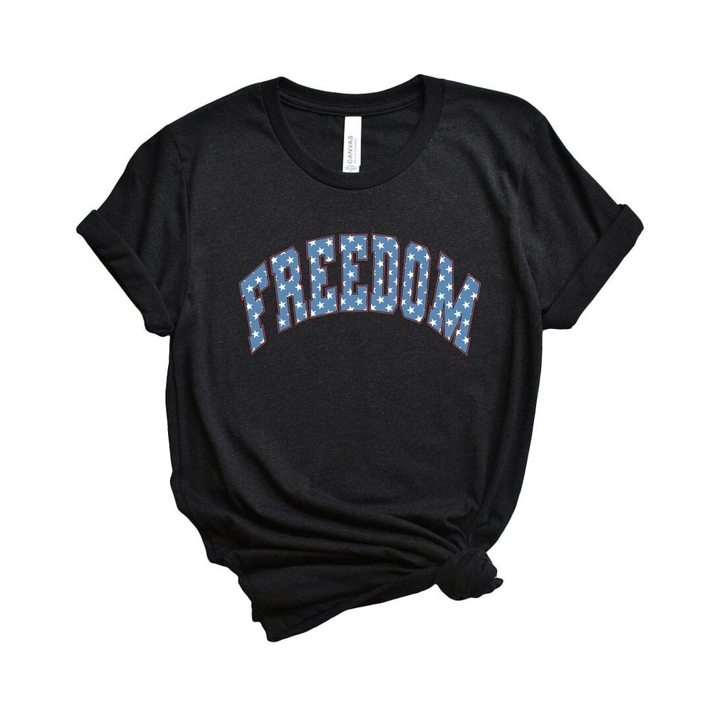 Freedom Varsity Stars Short Sleeve Crewnneck Tee