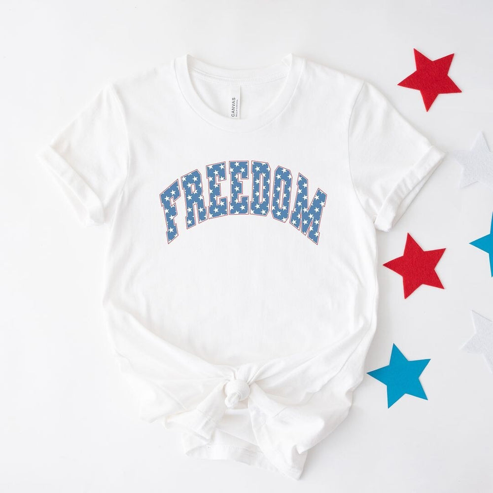 Freedom Varsity Stars Short Sleeve Crewnneck Tee