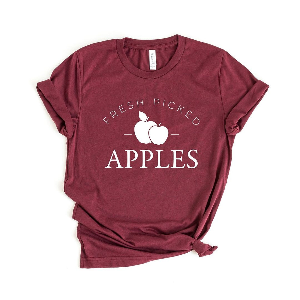 Fresh Picked Apples Short Sleeve Crewnneck Tee