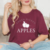 Fresh Picked Apples Short Sleeve Crewnneck Tee