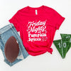 Friday Nights And Pumpkin Spices Short Sleeve Crewnneck Tee