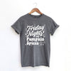 Friday Nights and Pumpkin Spices Garment Dyed Tee