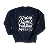 Friday Nights and Pumpkin Spices Graphic Sweatshirt