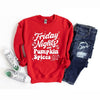 Friday Nights and Pumpkin Spices Graphic Sweatshirt