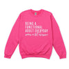 Functional Adult Graphic Sweatshirt