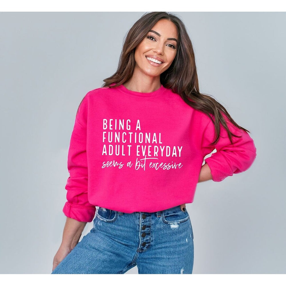 Functional Adult Graphic Sweatshirt